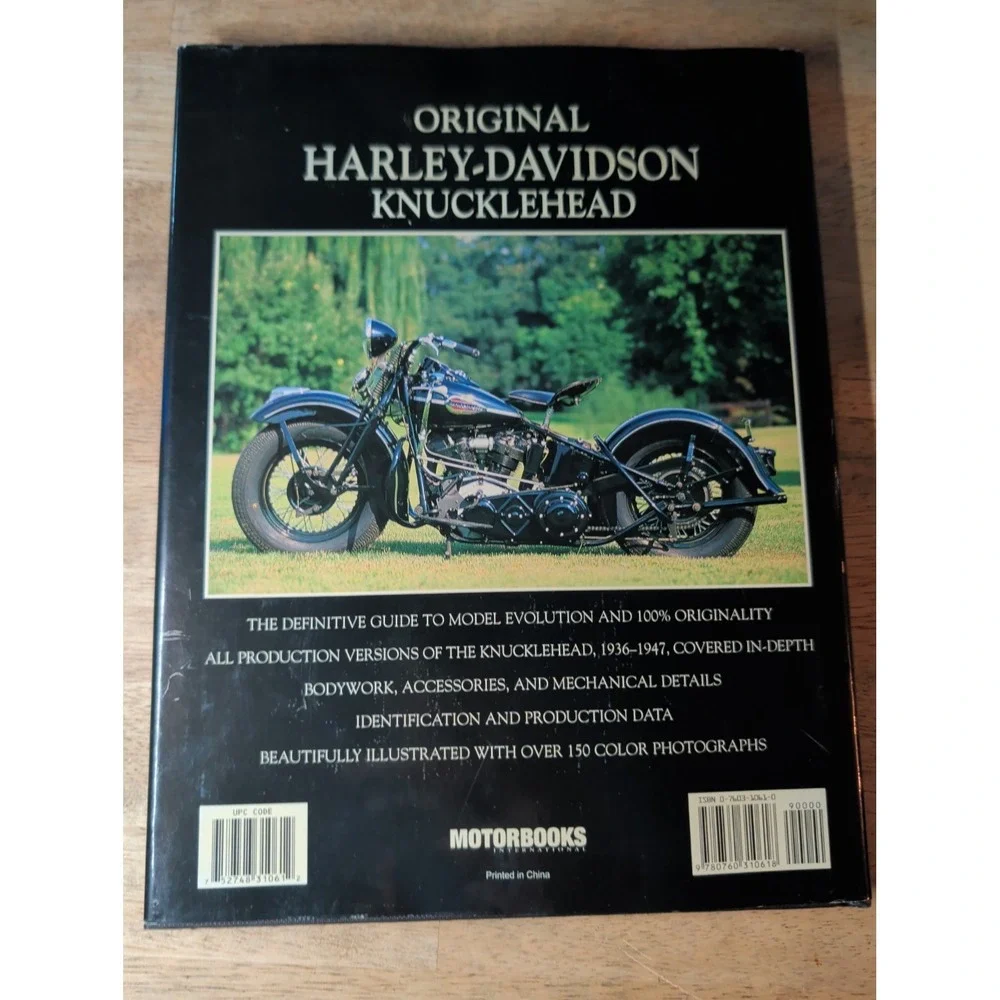 Original Harley-Davidson Knucklehead : The Restorer's Guide by Greg Field (2004,